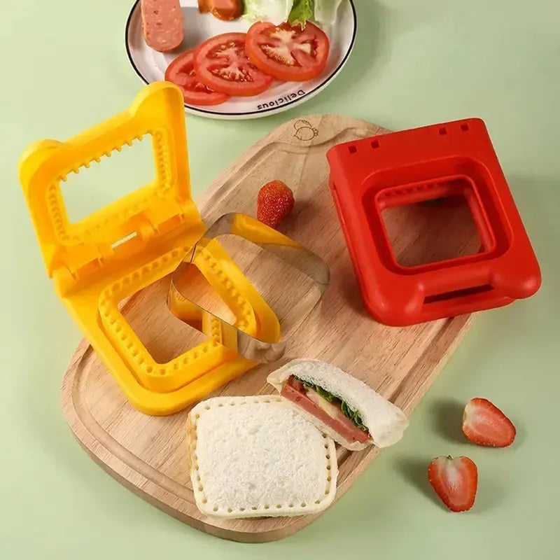Molde cortador y sellador para sandwiches - Promoción: Paga 1 lleva 2 (Incluye 2 moldes y 2 recetarios GRATIS)