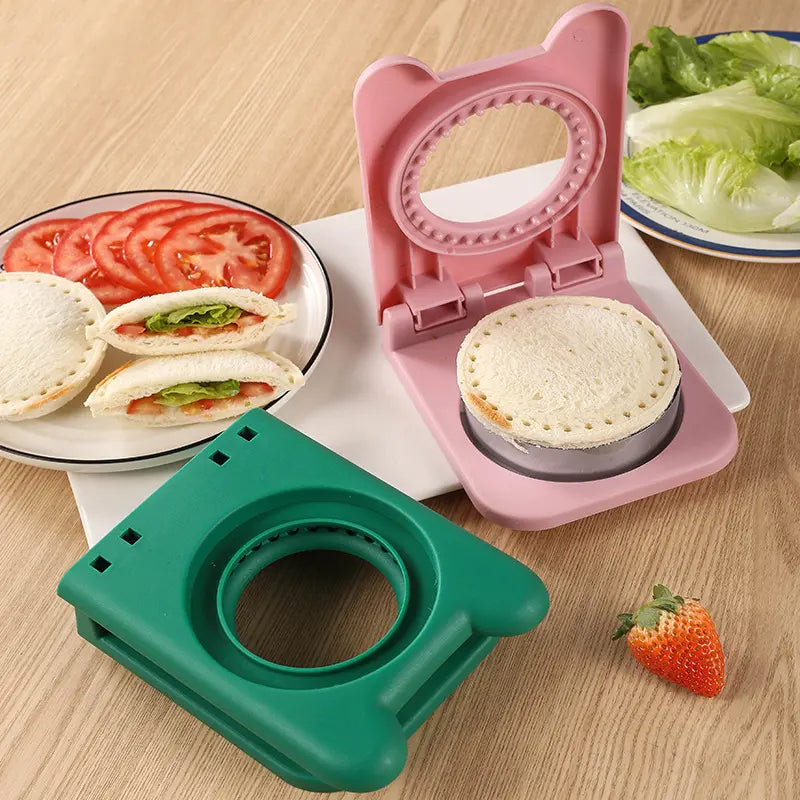 Molde cortador y sellador para sandwiches - Promoción: Paga 1 lleva 2 (Incluye 2 moldes y 2 recetarios GRATIS)