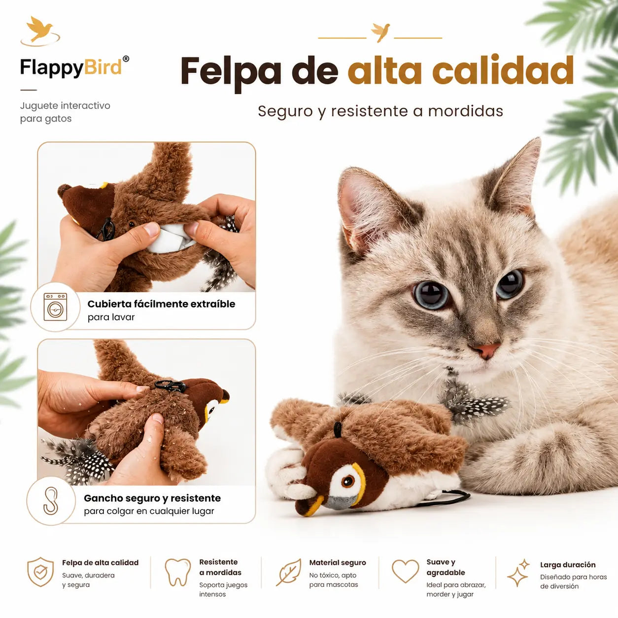 FlappyBird - Juguete interactivo para gatos