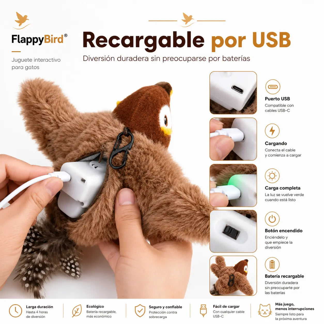 FlappyBird - Juguete interactivo para gatos