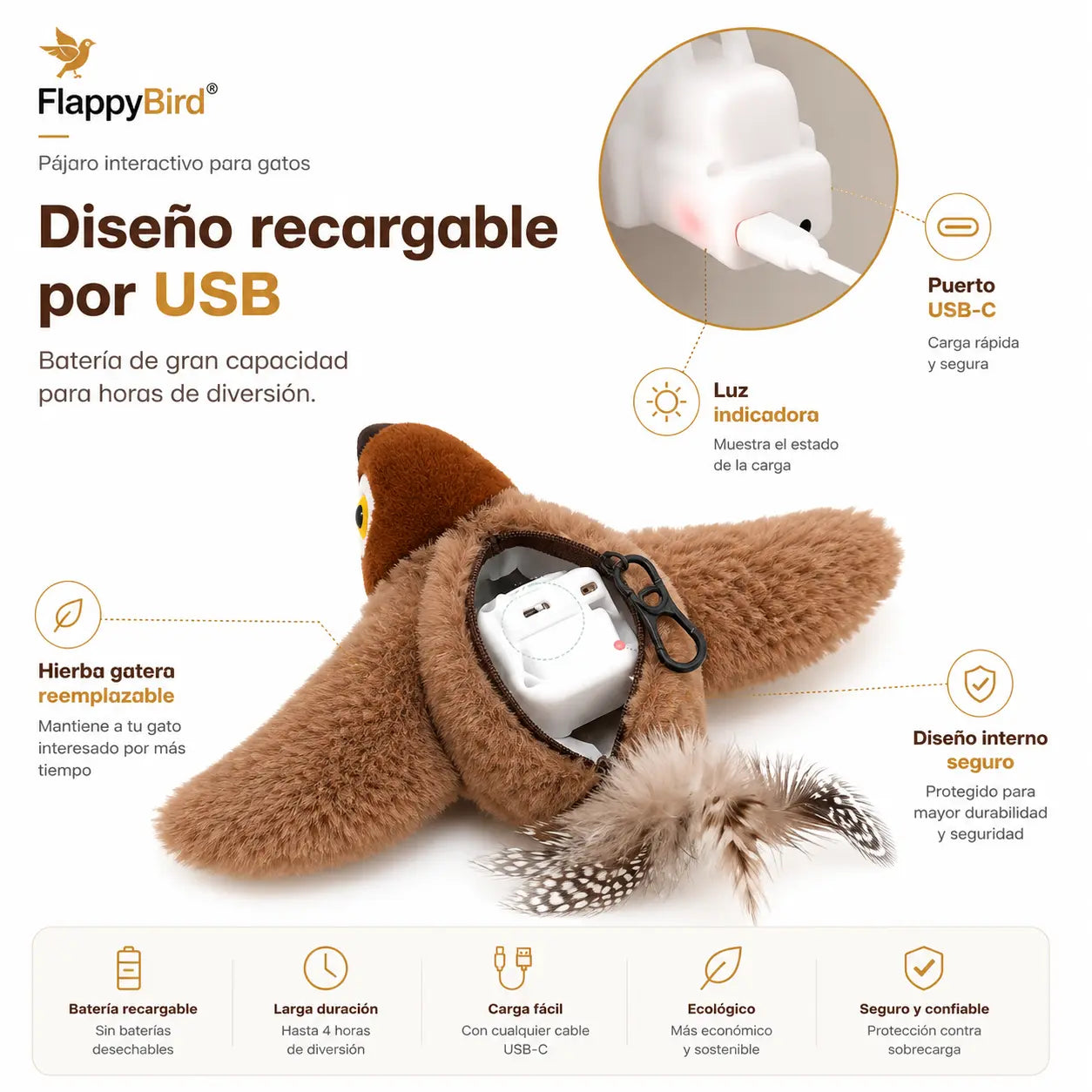 FlappyBird - Juguete interactivo para gatos
