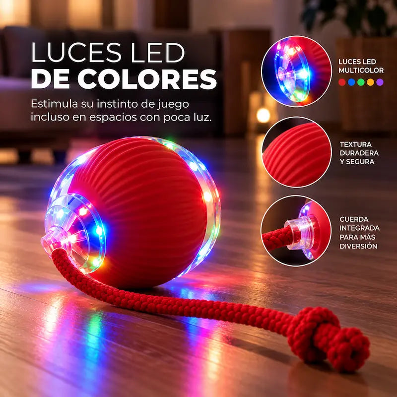 Pelota interactiva para mascotas