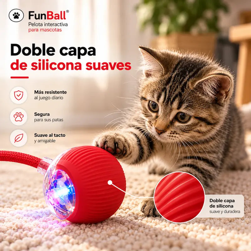 Pelota interactiva para mascotas