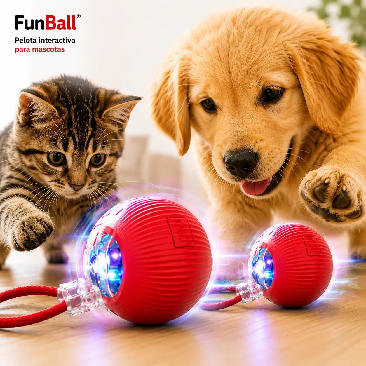 FunBall™ - Pelota interactiva para mascotas