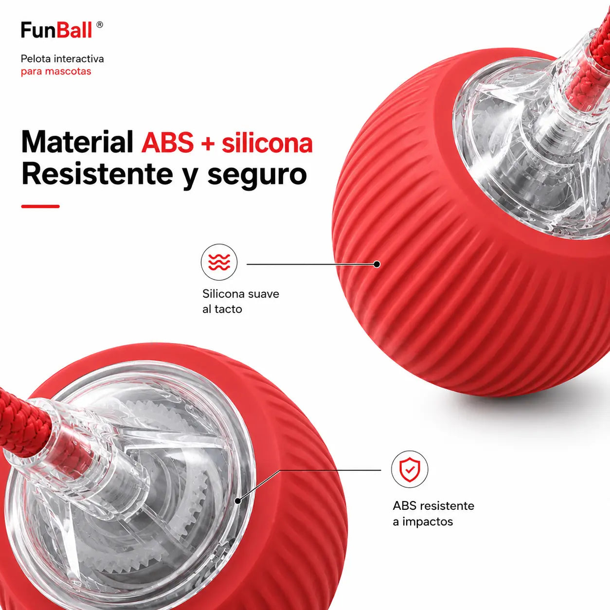 FunBall™ - Pelota interactiva para mascotas