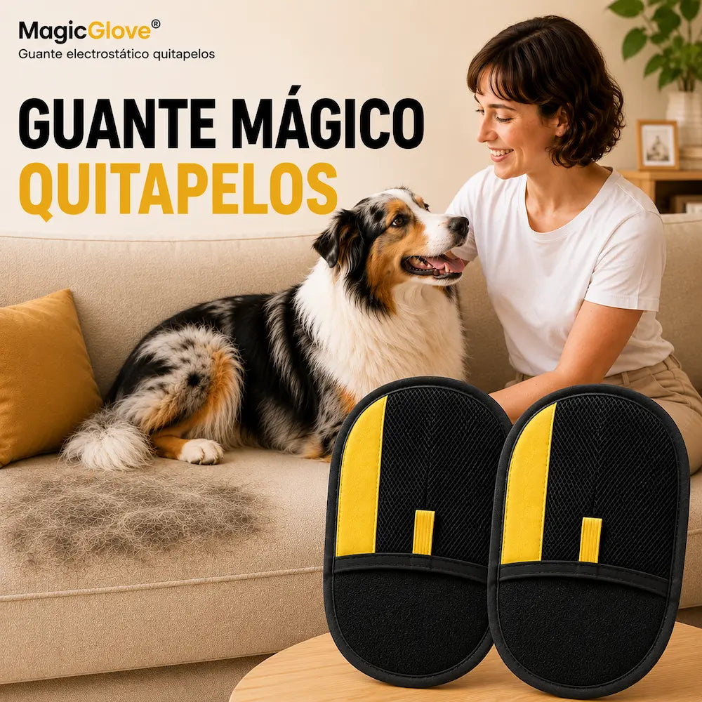 MagicGlove - Guante electrostático quitapelos (Promo: Paga 1 y lleva 2)