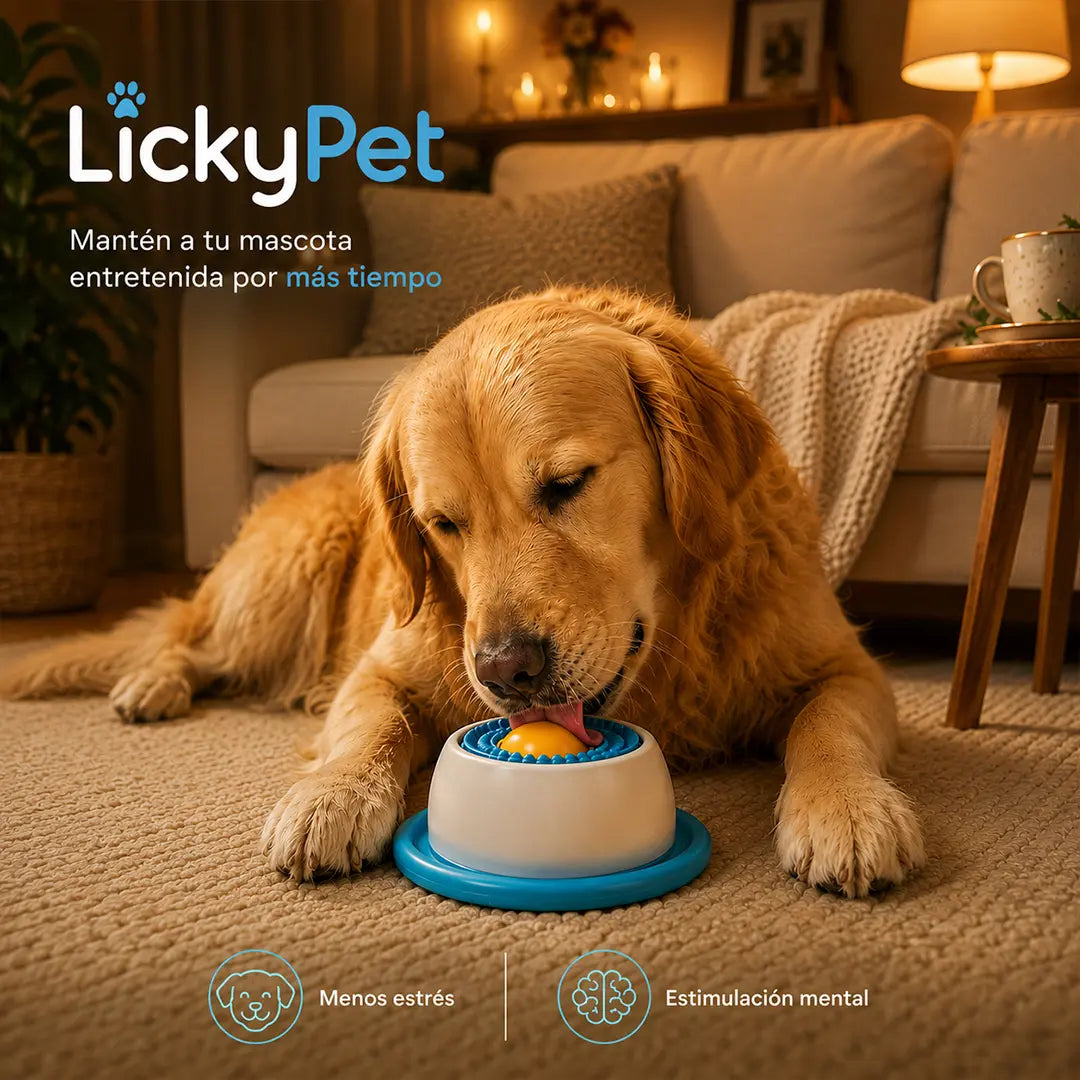 LickyPet - Dispensador antiestrés para mascotas (Promo: Paga 1 y lleva 2)