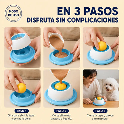 LickyPet - Dispensador antiestrés para mascotas (Promo: Paga 1 y lleva 2)