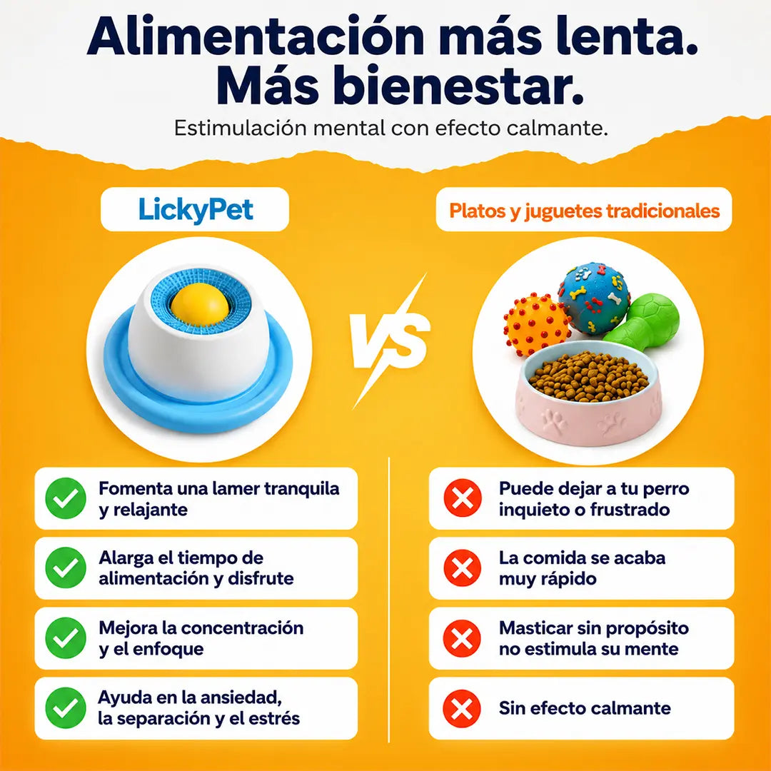 LickyPet - Dispensador antiestrés para mascotas (Promo: Paga 1 y lleva 2)