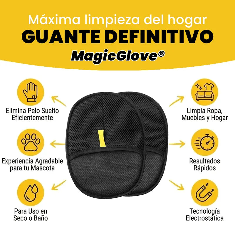 MagicGlove - Guante electrostático quitapelos (Promo: Paga 1 y lleva 2)
